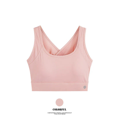 High Support Fitness Bra: Padded Gym & Running Top for Women