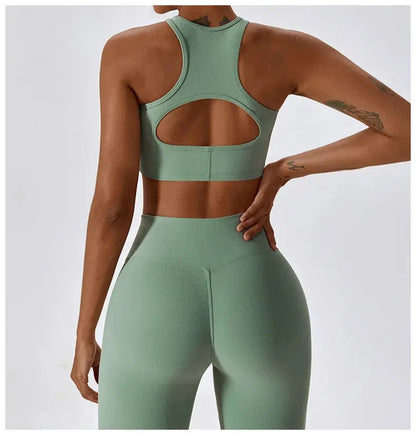 Women's Gathered Push Up Fitness Top