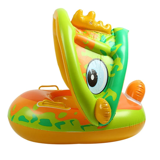 Safe and Sunny Inflatable Baby Swim Seat with Sunshade
