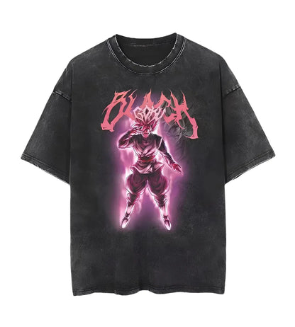 Men's DBZ Vegeta Vintage Wash Oversized Fitness T-Shirt
