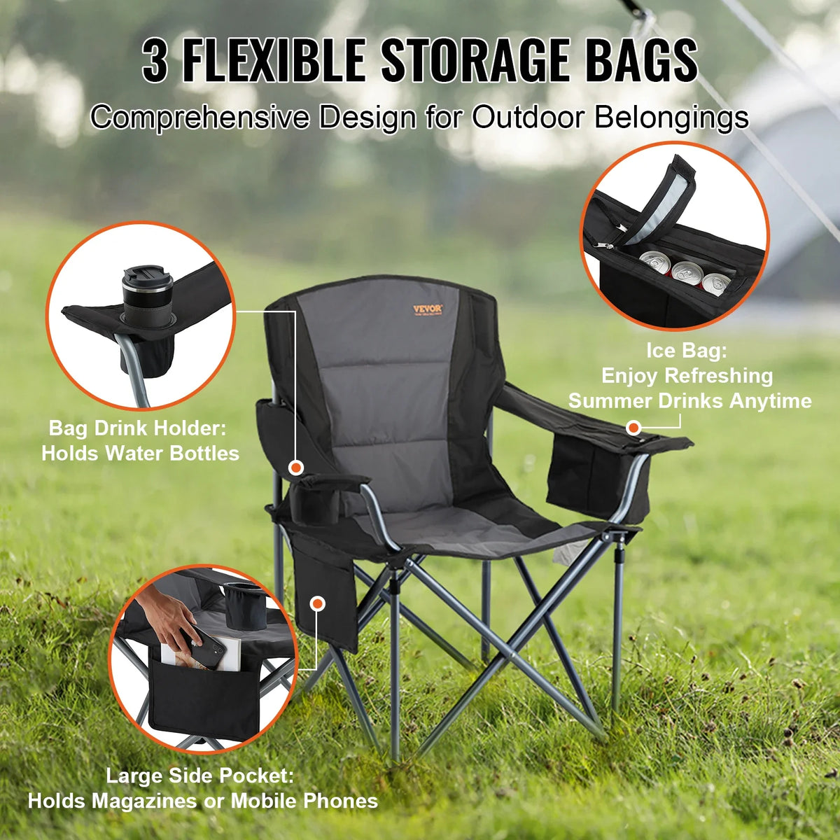 Ultralight Folding Camping Portable High-Load Chair