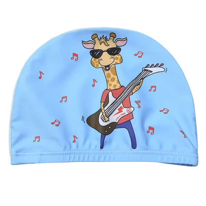 Cartoon Animal Swim Caps for Kids