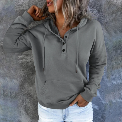 Cozy and Casual  Women's Hooded Sweatshirt