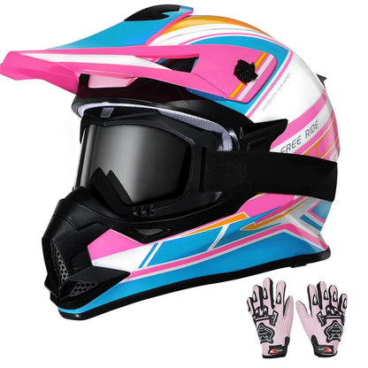Kids Motocross Helmet - Boys & Girls Dirt Bike & Quad Helmets