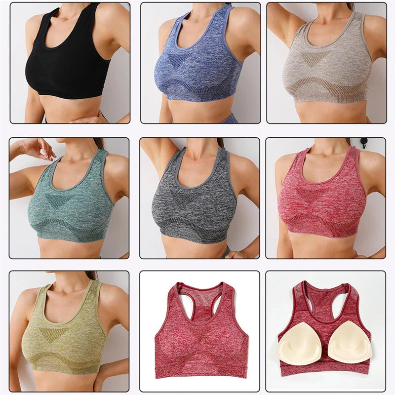 Seamless Yoga Set with High Waist Leggings
