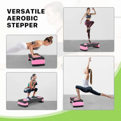 Adjustable Non-Slip Aerobics Stepper Platform
