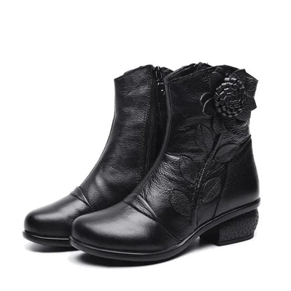 Timeless Style Handmade Leather Ankle Boots