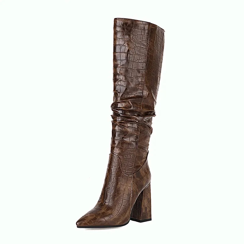 The Perfect Winter Boot: Knee High Cowboy Boots