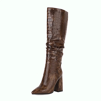 The Perfect Winter Boot: Knee High Cowboy Boots