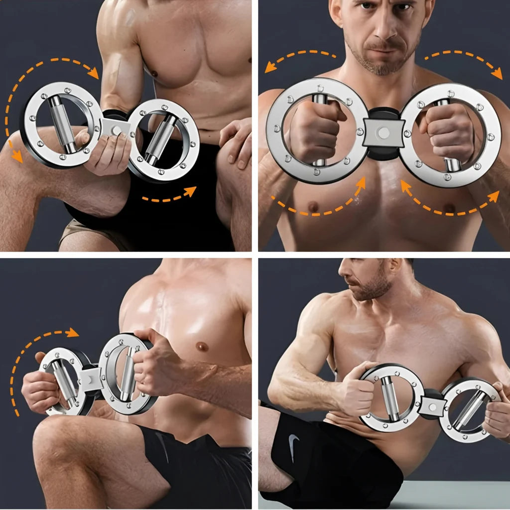 Rotator Forearm Exerciser & Adjustable Grip Trainer for Boxing