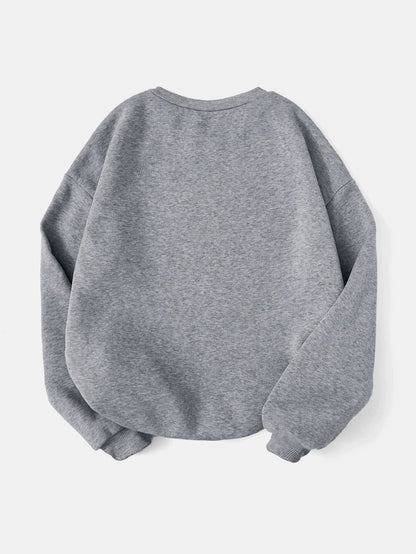 Cozy and Stylish Letter Print Sweatshirt