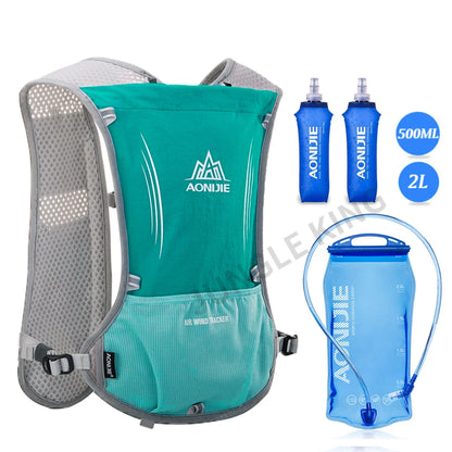Running & Hiking Hydration Vest 5L Capacity 2L Bladder Included