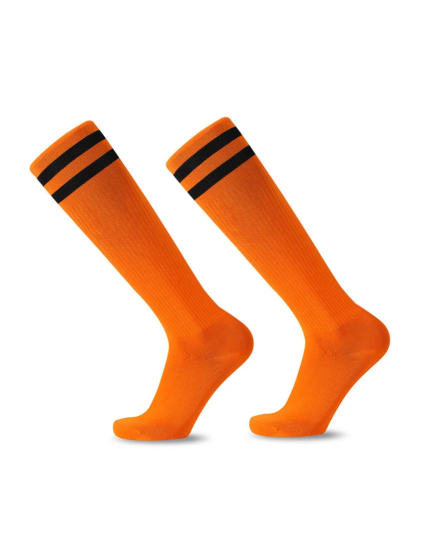 Striped Kids' Football Socks