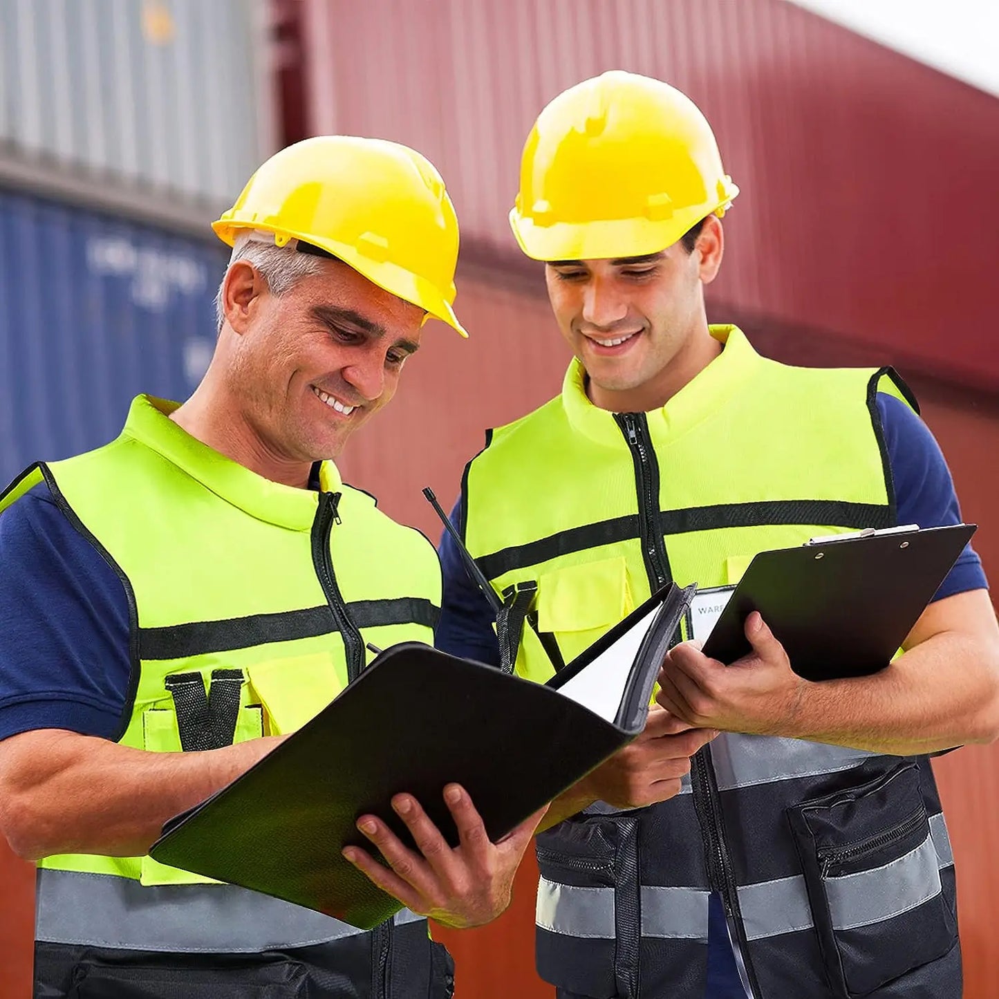 Reflective Construction Vest Improved Visibility, Enhanced Safety