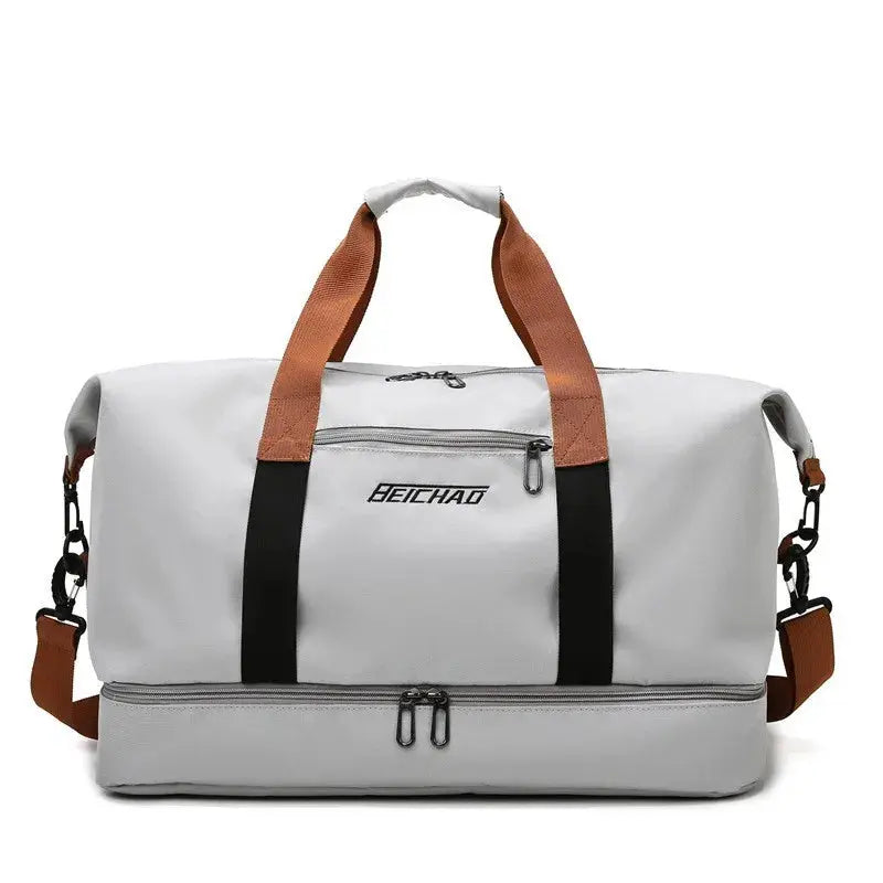 Gym Bag with Shoe Compartment