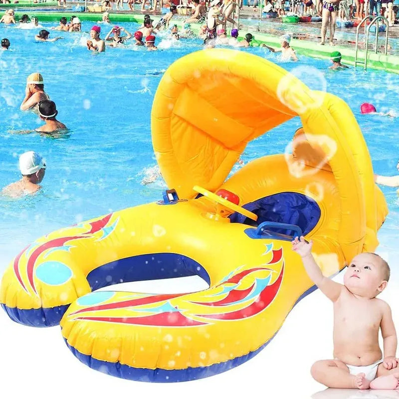 Beach Day Essentials Baby Swim Circle with UV Protection