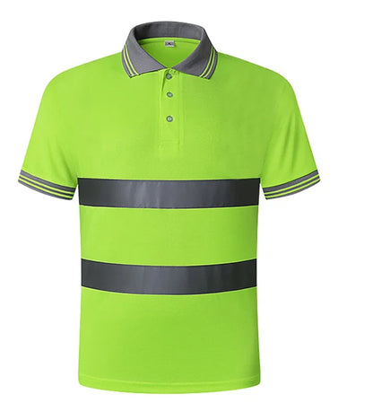 Men's Safety Vest Reflective  Fluorescent Yellow  Workwear