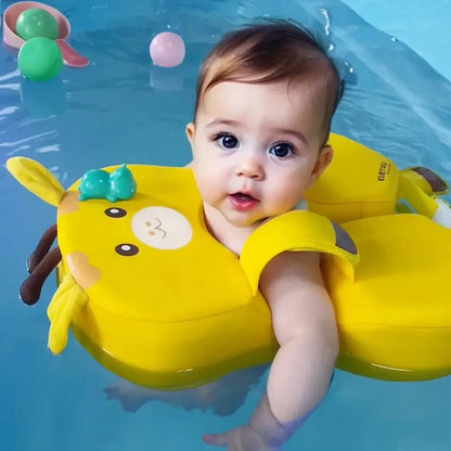 Safe and Secure Non-Inflatable Swim Ring for Toddlers