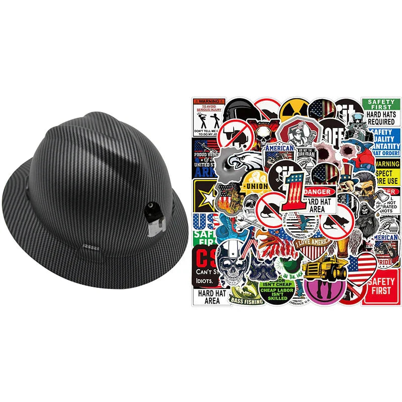 Superior Protection Carbon Fiber Safety Helmet