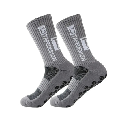 Men's & Women's Football & Running Socks  Anti Slip Grip