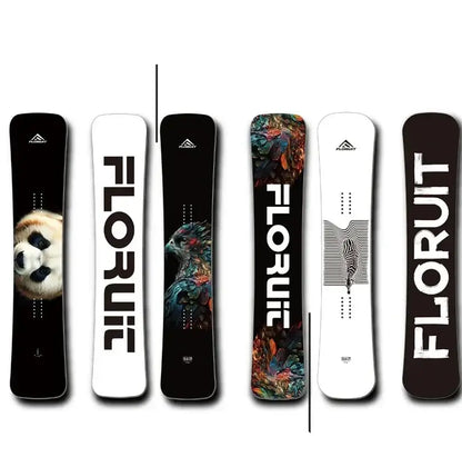 Freestyle Adult Snowboard with Bindings Boots & Fiberglass Construction