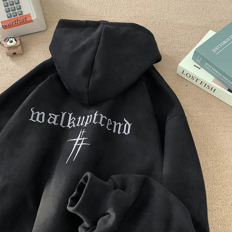 Luxurious Suede Hoodies  Perfect for Fall and Winter