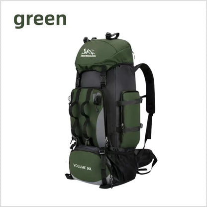 90L Waterproof Hiking Backpack Large Camping & Trekking Rucksack
