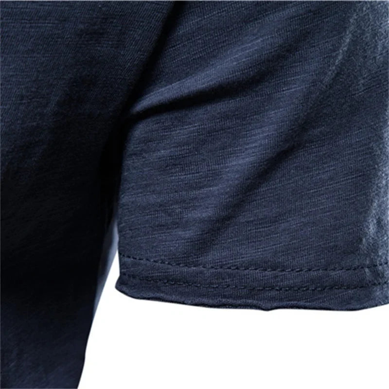 Men's Soft Cotton Casual Slim Fit Summer T-Shirt