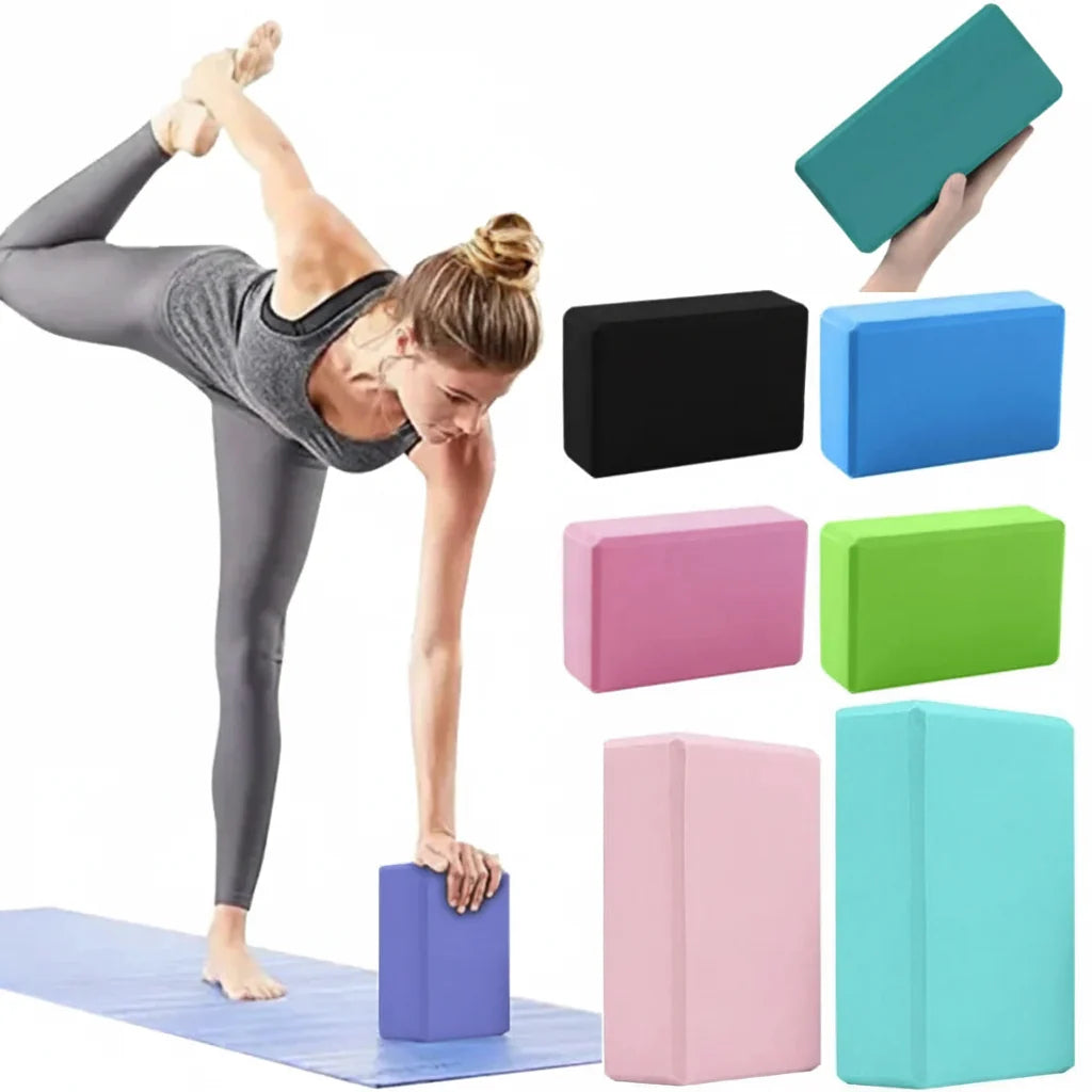 Premium Yoga Blocks & Pilates Bricks Home Fitness