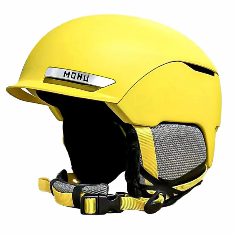 Lightweight Protection  One Piece Ski Helmet