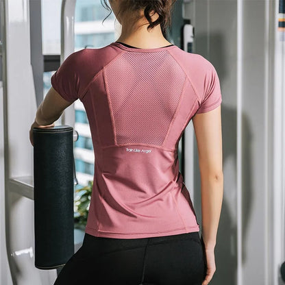 Women's Mesh Sports T Shirts for Active Living