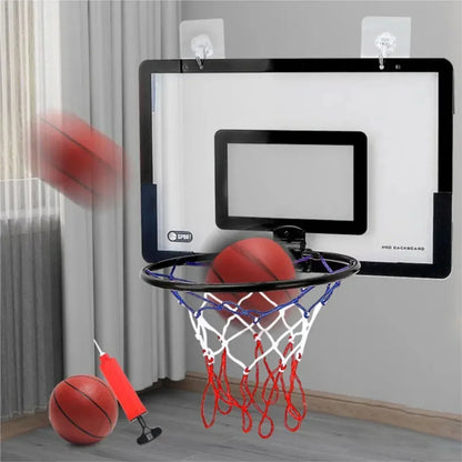 Door and Wall Mounted Kids' Basketball Hoop Gift Set