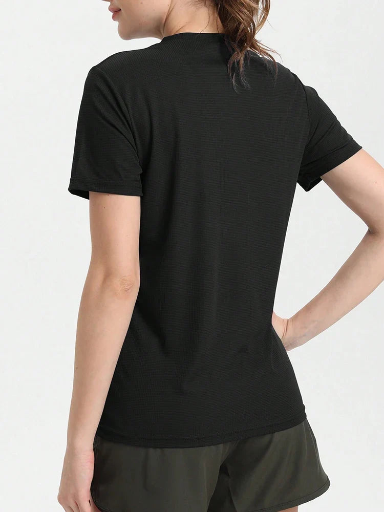 Women's Quick-Dry Sport T-Shirt Lightweight Gym Tee