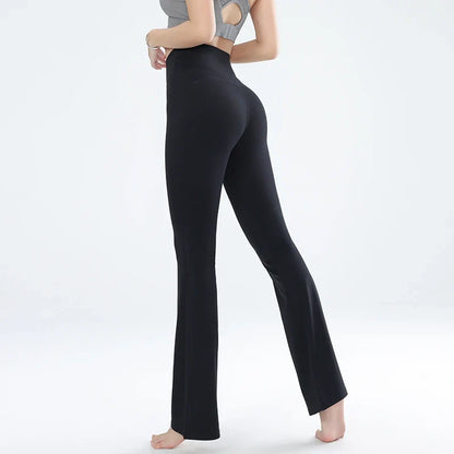 Slim Fit Yoga Leggings with Wide Leg Style