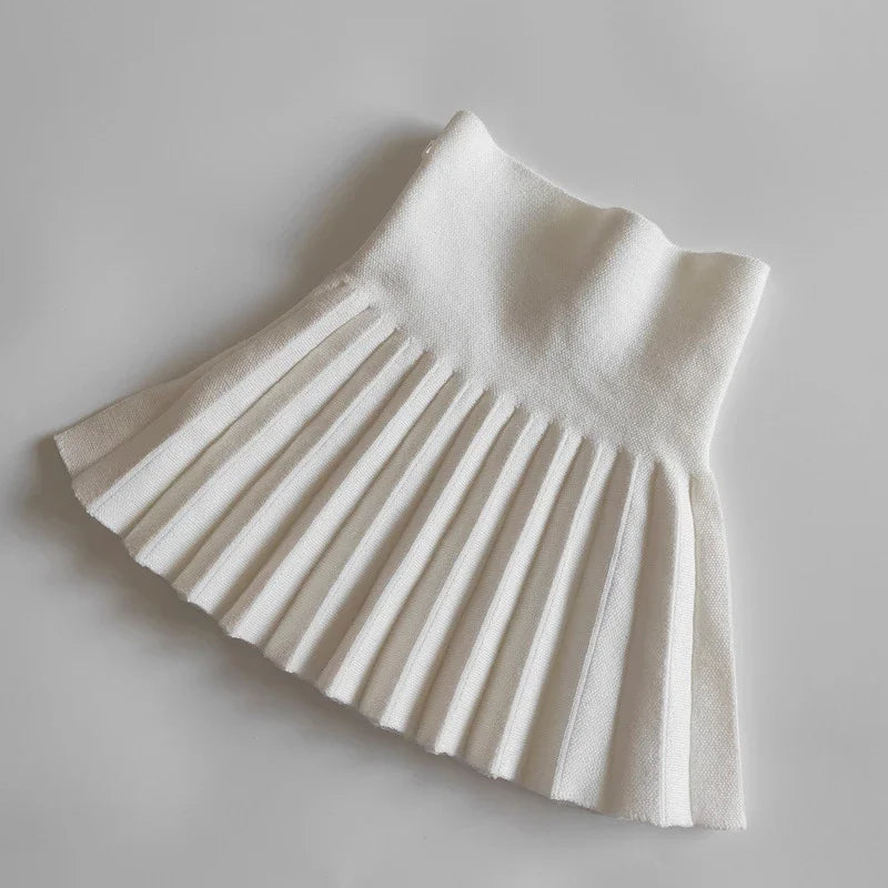 Toddler Girls' Knit Pleated Skirts