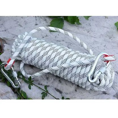 12mm Static Climbing Rope for Rock Climbing, Rappelling, and Tree Work