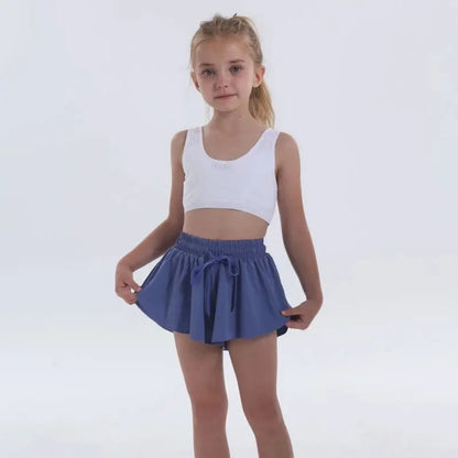 Cute & Comfortable Girls' Athletic Shorts with Skirt