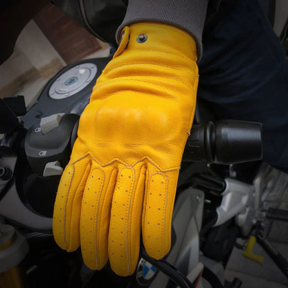 Leather Motorcycle Gloves
