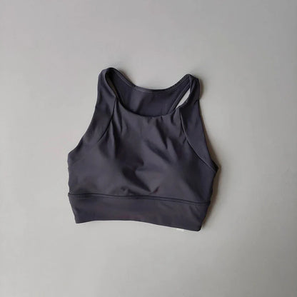 Women's Shock-Absorbing Sports Vest: High-Support Running Bra