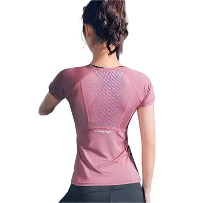 Women's Mesh Sports T Shirts for Active Living