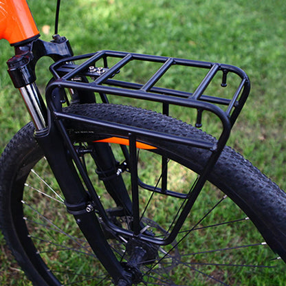 Steel Bike Front Cargo Rack Adjustable Fork Mount Bracket
