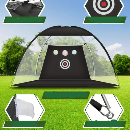 Golf Practice Net with Mat Balls  and Tee