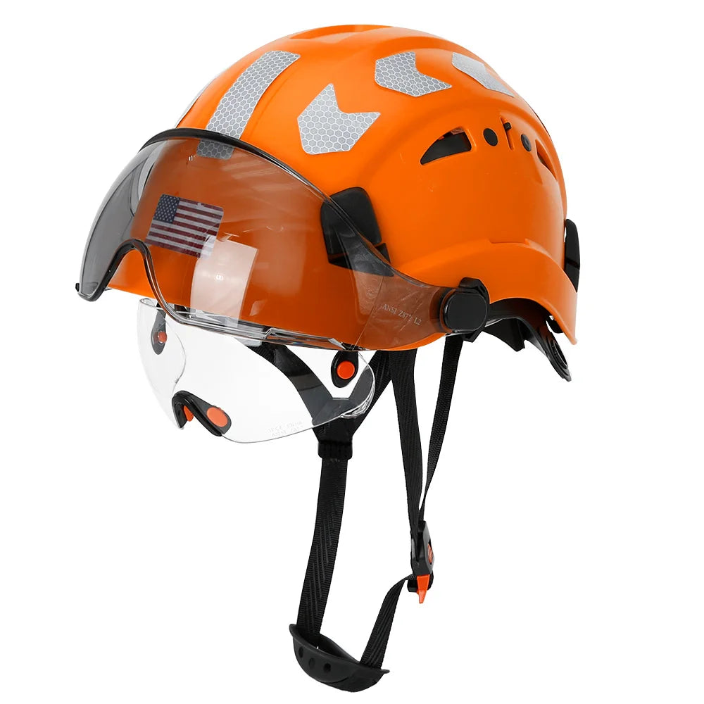 Enhanced Visibility: Reflective Safety Helmet