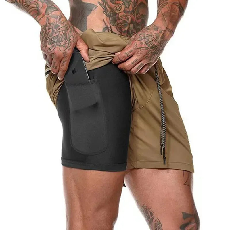 Men's Quick-Dry Running & Gym Shorts Workout Gear