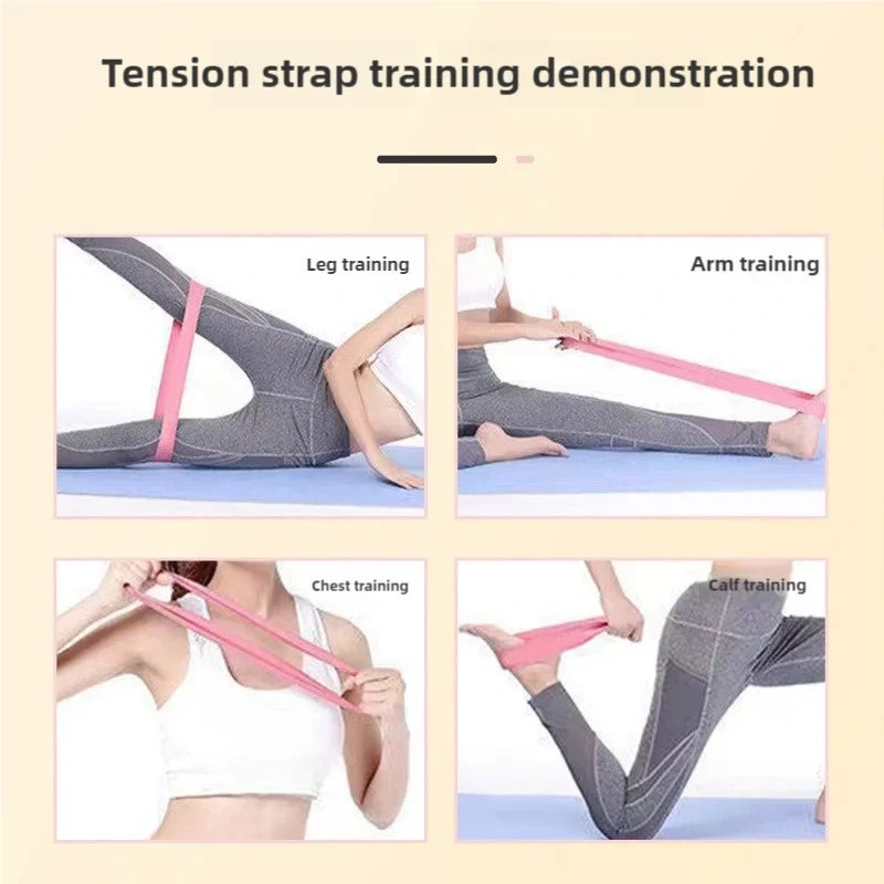 Natural Latex Resistance Bands Yoga & Home Fitness Loops