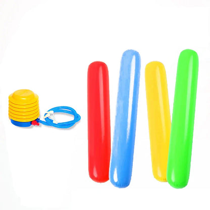 Family Fun 5 Color Inflatable Balloon Sticks