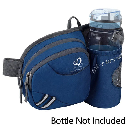 Hiking Waist Bag with Water Bottle Holder Running & Travel