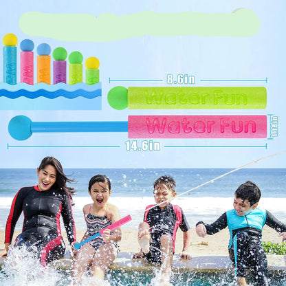 Splash-tastic Summer Adventures 10 Foam Water Gun Blasters for Kids