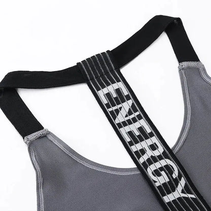 Breathable Black Tank Tops for Running & Yoga