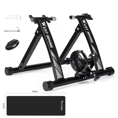 Level Up Your Indoor Cycling  6-Speed Magnetic Bike Trainer